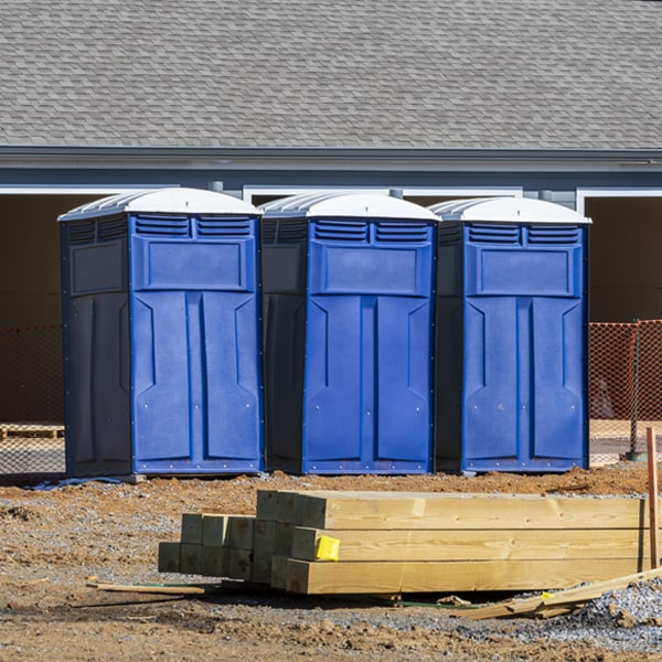 how can i report damages or issues with the portable toilets during my rental period in Rutland